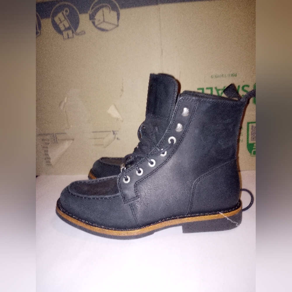 Harley-Davidson Owens Lace-Up Combat Motorcycle Boot D93613 Mens US 10M
